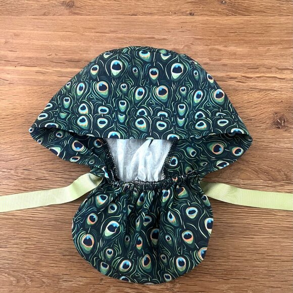 NWOT Ponytail scrub cap, scrub hat, surgical cap, ponytail scrub hat - Picture 3 of 3